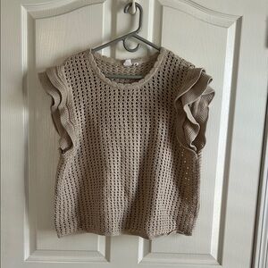 GAP Women's Tan Knit Sweater